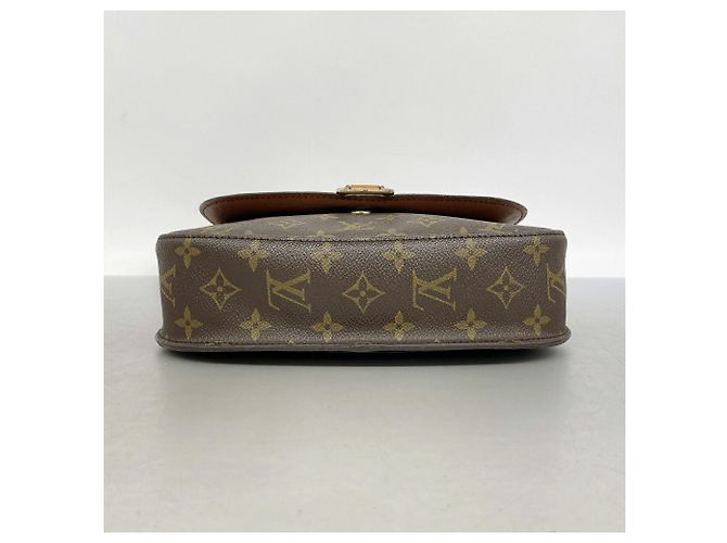 Borsa a tracolla Louis Vuitton Monogram Saint Cloud GM Marrone - vista 3