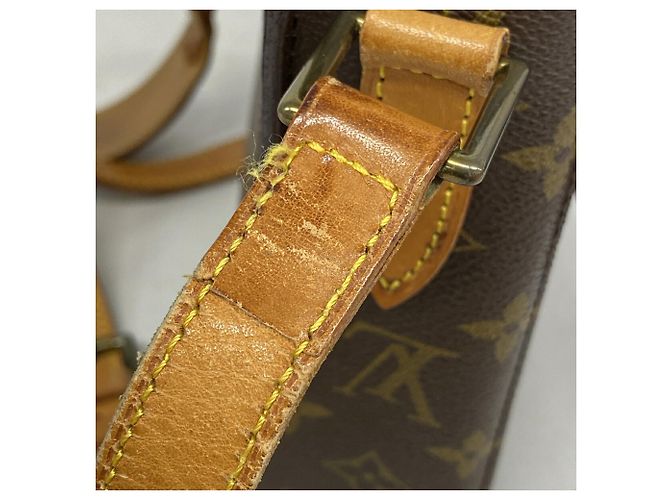 Borsa a tracolla Louis Vuitton Monogram Saint Cloud GM Marrone - vista 7