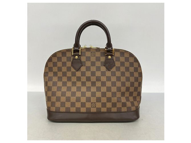 Borsa Louis Vuitton Damier Alma N51131 Ebene Damier ebene - vista 8