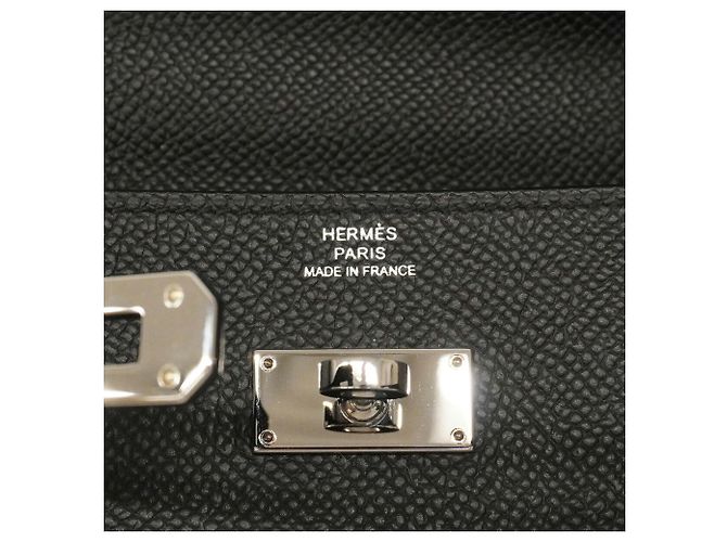 Hermès Portafoglio Hermes Kelly To Go in pelle Epsom nera Nero - vista 5