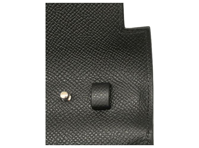Hermès Portafoglio Hermes Kelly To Go in pelle Epsom nera Nero - vista 6