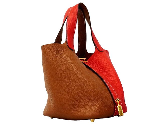 Hermès Borsa Hermes Picotin Lock PM Casaque D'oro - vista 2