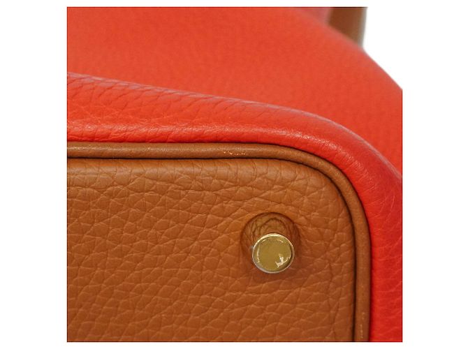 Hermès Borsa Hermes Picotin Lock PM Casaque D'oro - vista 8