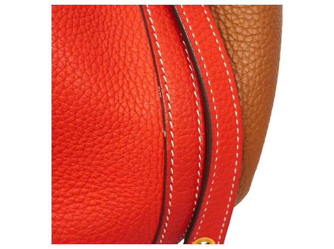 Hermès Borsa Hermes Picotin Lock PM Casaque D'oro - vista 9