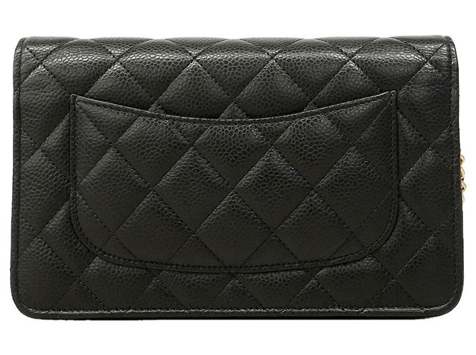 Portafoglio a spalla con catena Chanel Matelassé Nero - vista 8