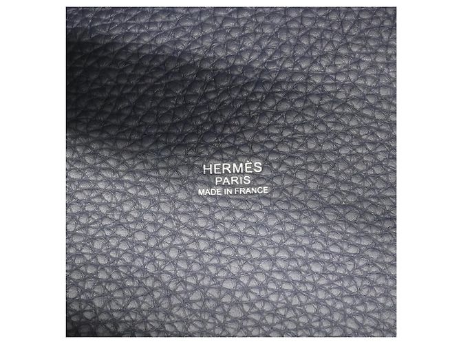 Hermès Borsa Hermes Picotin Lock PM Blu navy - vista 5