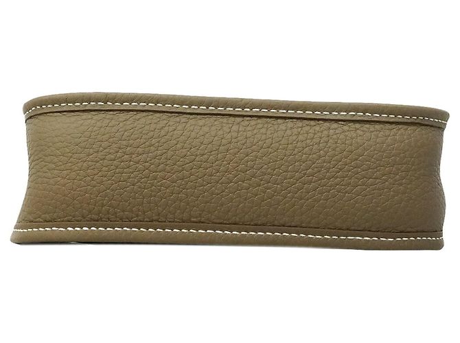 Hermès Borsa a tracolla Hermes Evelyne TPM in Etoupe Gray Taupe - vista 3