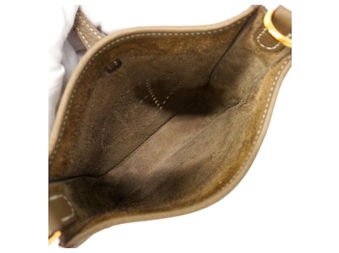 Hermès Borsa a tracolla Hermes Evelyne TPM in Etoupe Gray Taupe - vista 4
