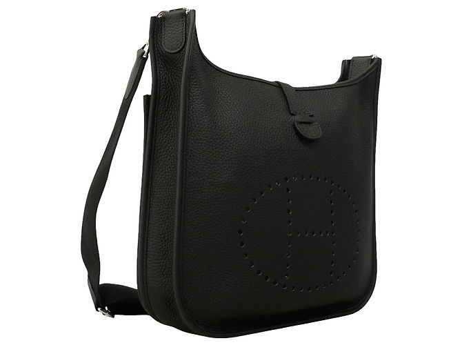 Hermès Borsa a tracolla Hermes Evelyne 3PM Nero - vista 2
