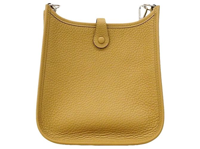 Hermès Borsa a tracolla Hermes Evelyne TPM Marrone - vista 7