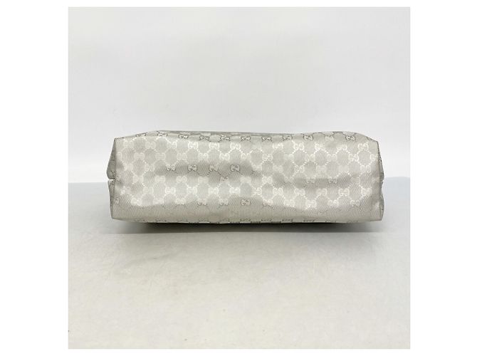 Borsa Tote Gucci GG Stampata Argento - vista 3