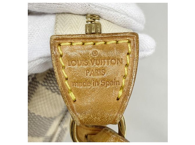 Louis Vuitton Damier Azur Pochette Accessoires Bianco - vista 5