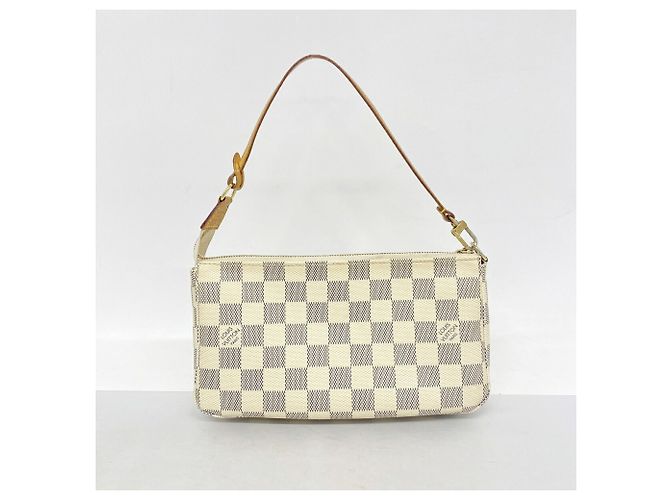 Louis Vuitton Damier Azur Pochette Accessoires Bianco - vista 9