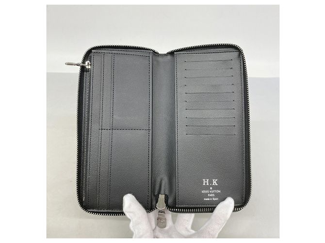 Portafoglio Zippy Louis Vuitton Monogram Eclipse Nero - vista 3