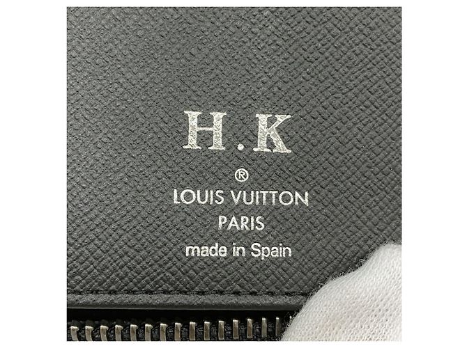 Portafoglio Zippy Louis Vuitton Monogram Eclipse Nero - vista 4