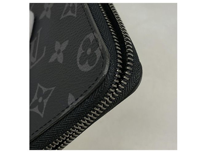 Portafoglio Zippy Louis Vuitton Monogram Eclipse Nero - vista 6