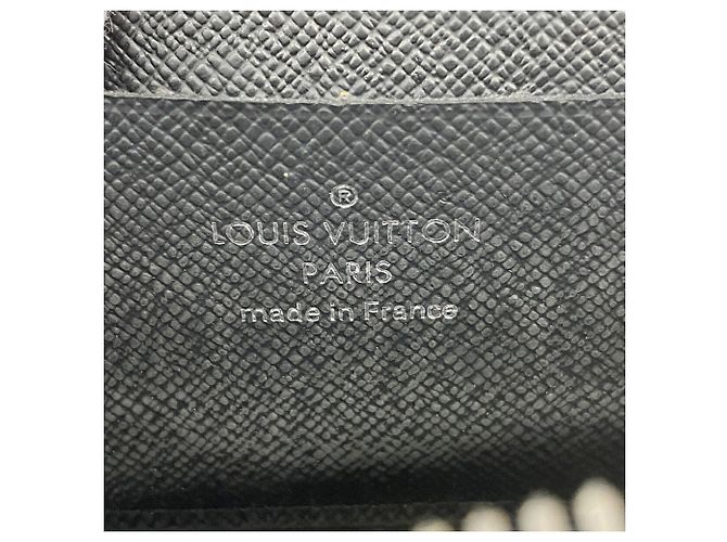 Portamonete Louis Vuitton Monogram Eclipse Nero - vista 4