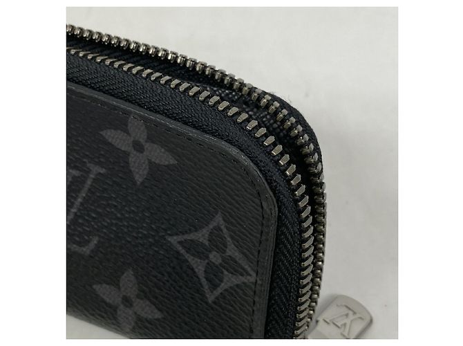 Portamonete Louis Vuitton Monogram Eclipse Nero - vista 6
