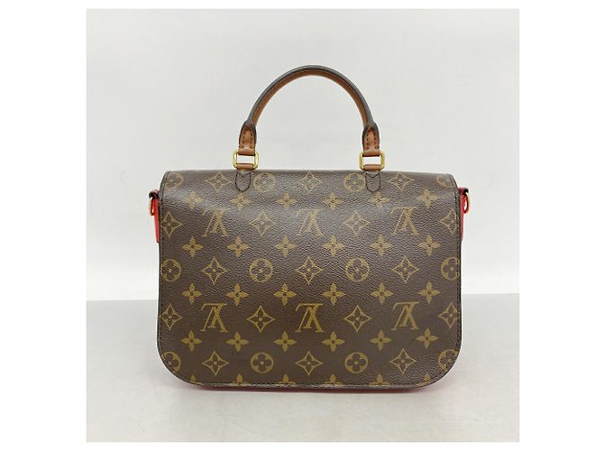 Borsa Louis Vuitton Monogram Vaugirard PM Marrone Rosso - vista 11
