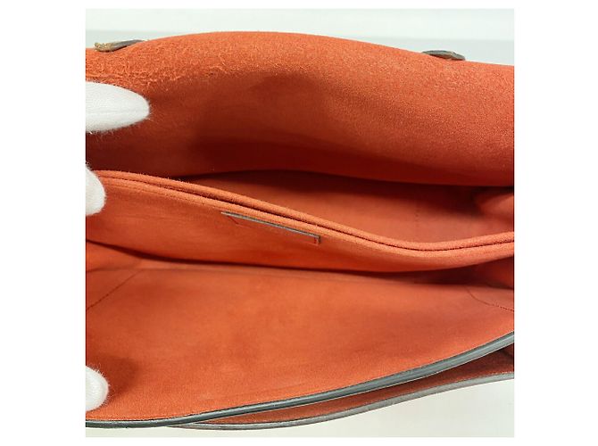 Borsa Louis Vuitton Monogram Vaugirard PM Marrone Rosso - vista 4