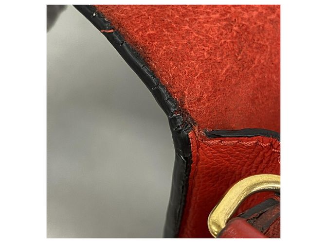 Borsa Louis Vuitton Monogram Vaugirard PM Marrone Rosso - vista 8