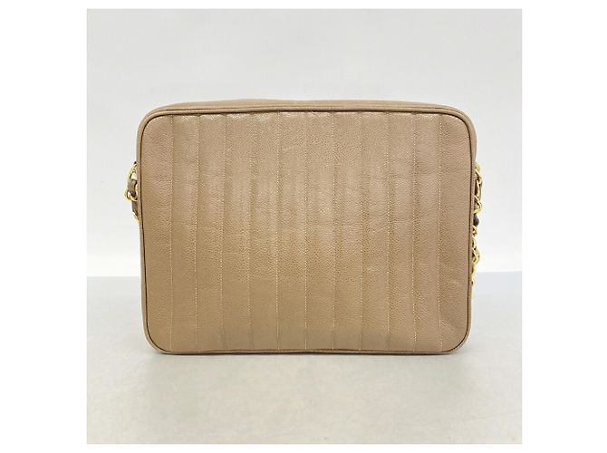 Borsa a tracolla con catena Chanel Mademoiselle Marrone chiaro - vista 10