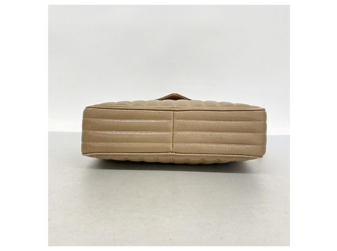 Borsa a tracolla con catena Chanel Mademoiselle Marrone chiaro - vista 3
