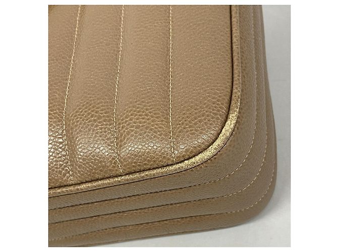 Borsa a tracolla con catena Chanel Mademoiselle Marrone chiaro - vista 6