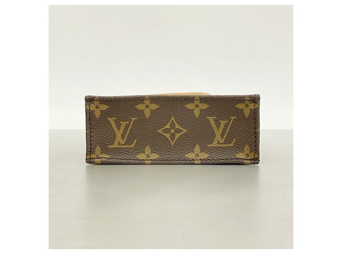 Louis Vuitton Monogram Petite Sac Plat Handtasche Braun - Ansicht 3