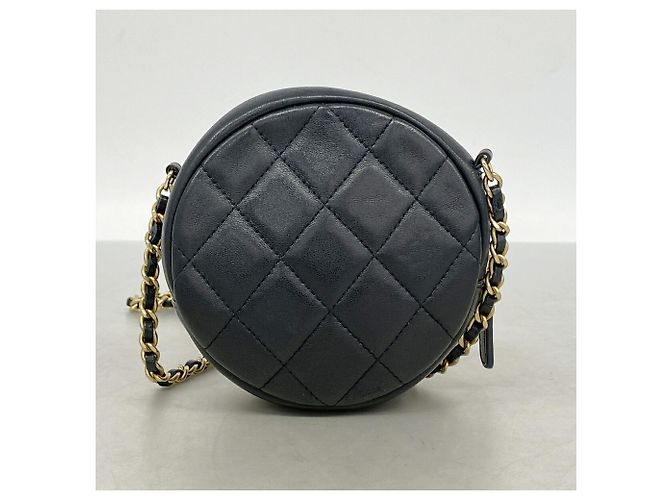 Borsa a tracolla con catena Chanel Matelassé Nero - vista 9