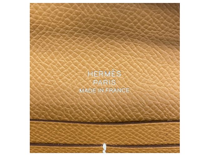 Hermès Portafoglio a tracolla Hermes Maillon Tougo D'oro - vista 4