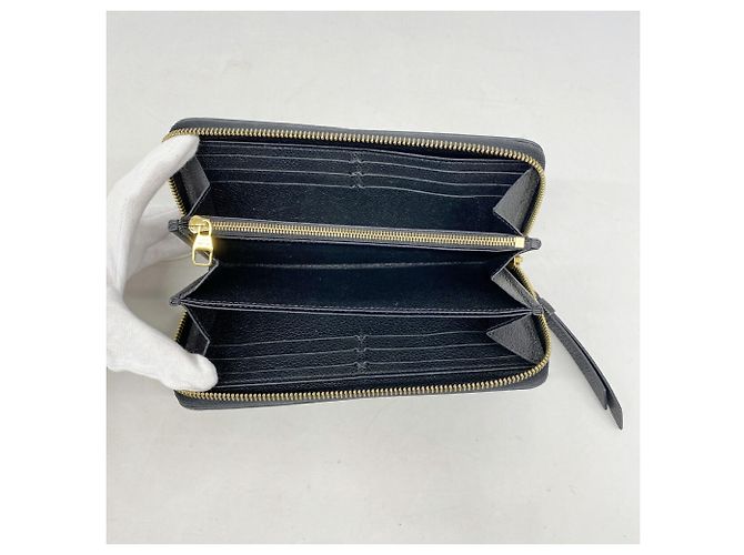 Louis Vuitton Monogram Empreinte Zippy Wallet in Noir Schwarz - Ansicht 3