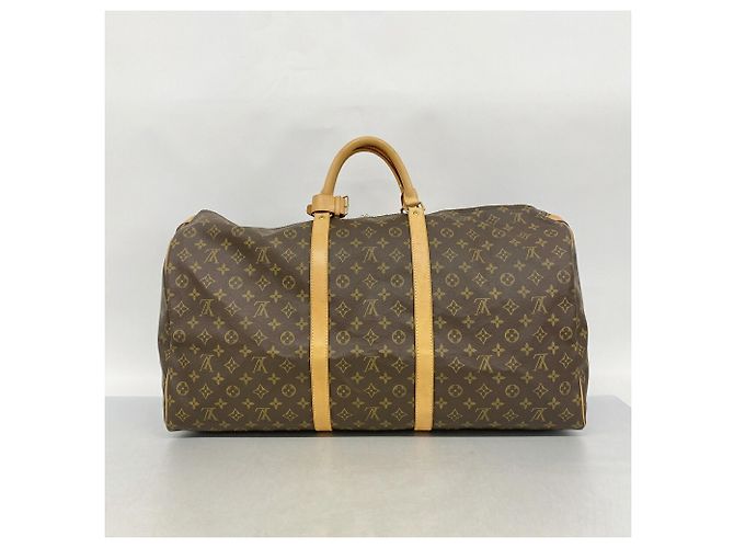 Louis Vuitton Boston Monogram Keepall 60 Marrone - vista 10