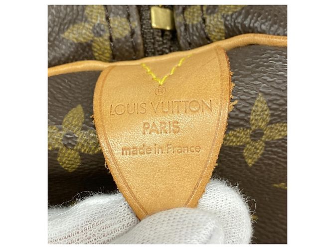 Louis Vuitton Boston Monogram Keepall 60 Marrone - vista 5