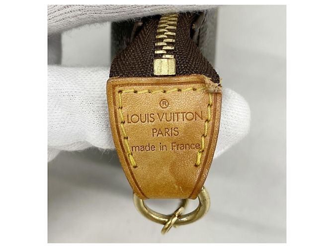 Louis Vuitton Monogram Mini Pochette Accessoires Castaño - vista 5