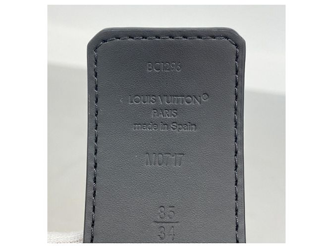 Louis Vuitton Monogram Shadow LV 40mm Wendelgürtel Schwarz - Ansicht 2