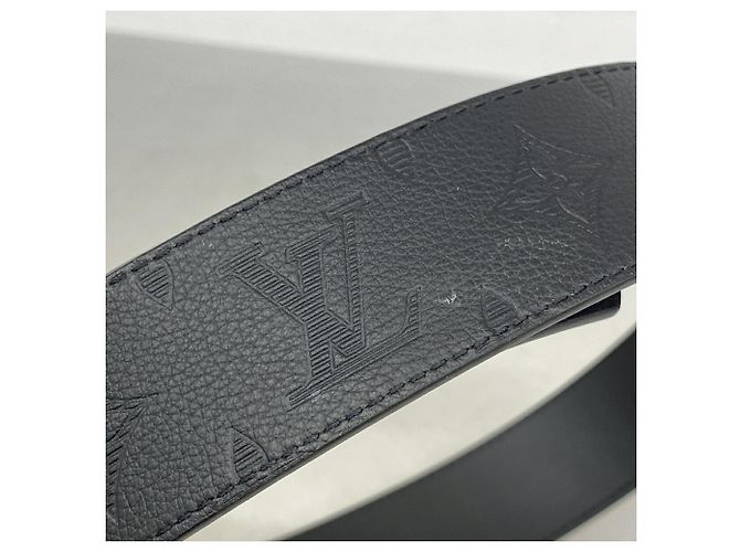 Louis Vuitton Monogram Shadow LV 40mm Wendelgürtel Schwarz - Ansicht 3