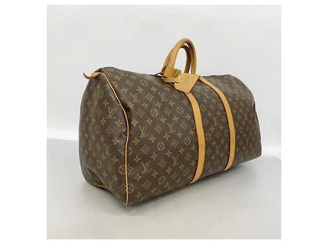 Louis Vuitton Boston Monogram Keepall 55 Braun - Ansicht 2