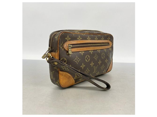 Borsa a pochette Louis Vuitton Monogram Marly Dragonne GM Marrone - vista 2