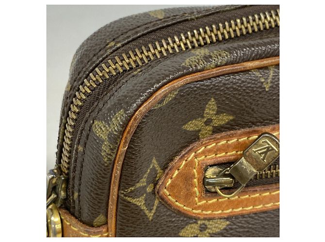 Borsa a pochette Louis Vuitton Monogram Marly Dragonne GM Marrone - vista 7
