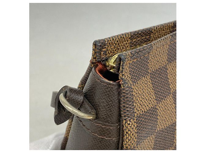 Louis Vuitton Damier Trousse Makeup Bag/Pouch N51982 Ebene Damier ebene - vista 7