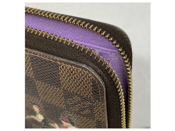 Louis Vuitton Damier Illustre Zippy Wallet Lila - Ansicht 5