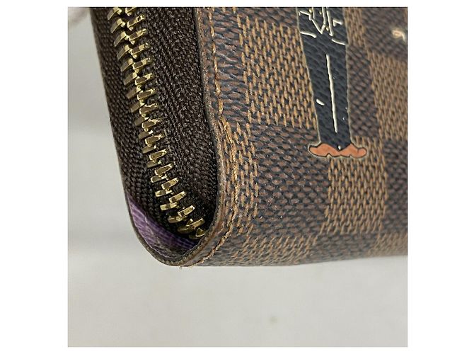 Louis Vuitton Damier Illustre Zippy Wallet Lila - Ansicht 6