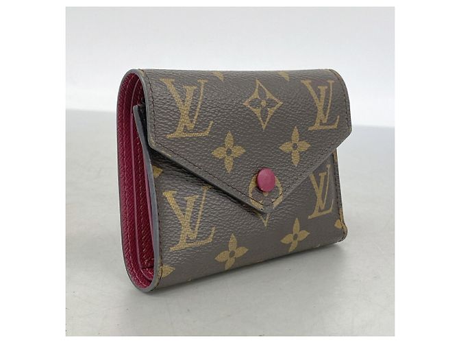 Portafoglio Louis Vuitton Tri-fold in Fuchsia Fuschia - vista 2