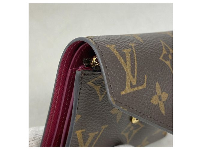 Portafoglio Louis Vuitton Tri-fold in Fuchsia Fuschia - vista 6