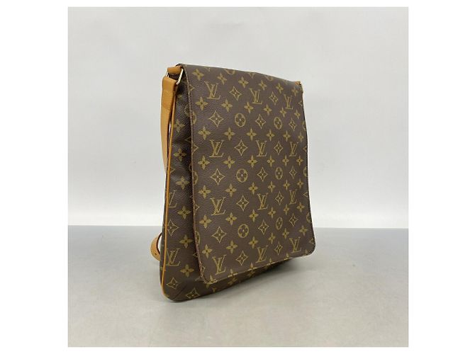 Borsa a tracolla Louis Vuitton Monogram Musette Marrone - vista 2