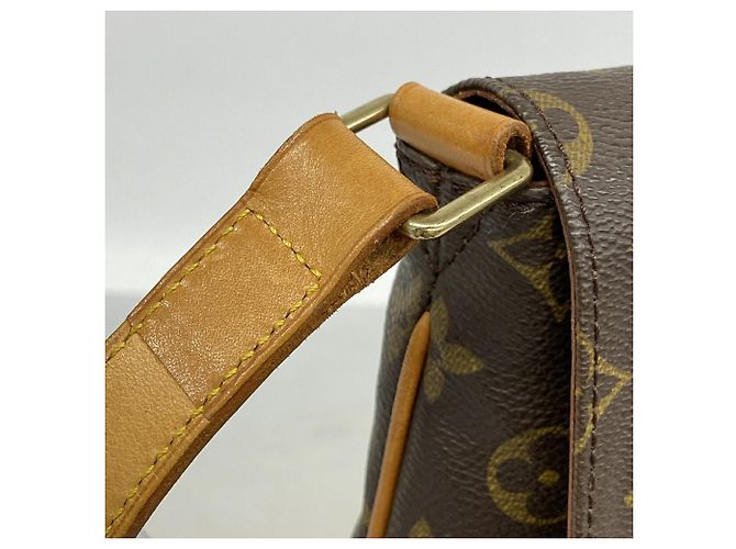 Borsa a tracolla Louis Vuitton Monogram Musette Marrone - vista 8