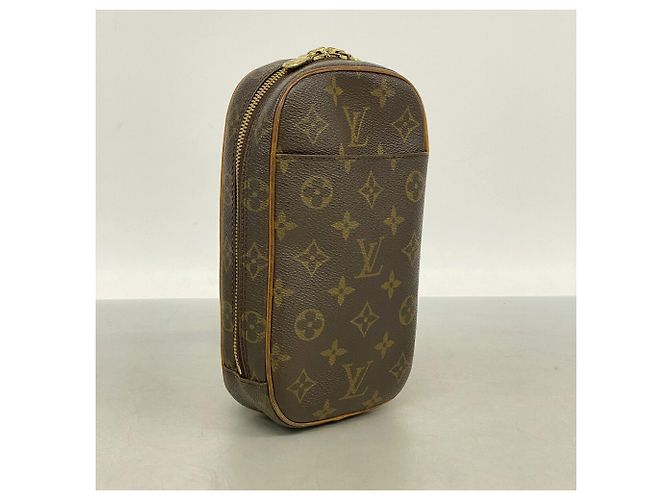 Borsa Louis Vuitton Monogram Pochette Gange Marrone - vista 2