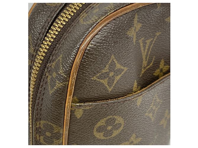 Borsa Louis Vuitton Monogram Pochette Gange Marrone - vista 7