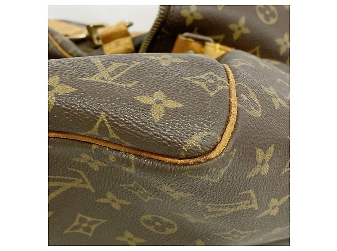 Louis Vuitton Boston Monogram Keepall Bandoulière 55 Marrone - vista 9